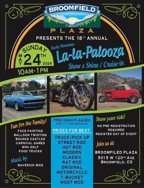 Broomfield Plaza Car Show and Family Fun Fest | Broomfield Plaza